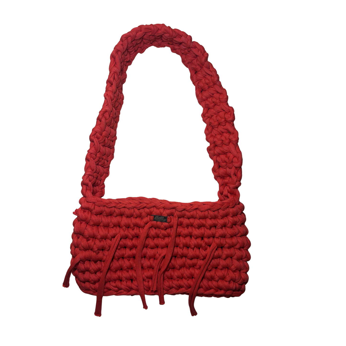Sac Ozzy - rouge avec franges