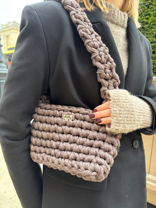 Sac Ozzy - marron avec fil brillant