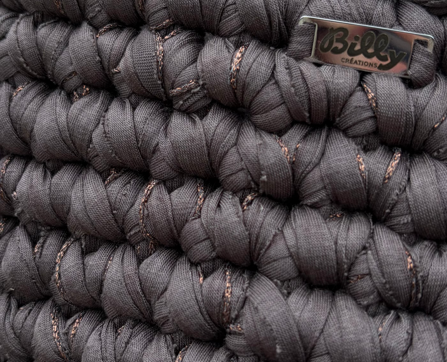 Sac Ozzy - marron avec fil brillant